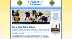 Desktop Screenshot of lionsclub-ostragoinge.nu